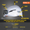 60525 Safety Helmet, Type-2, Non-Vented Class E, with Rechargeable Headlamp Image 2